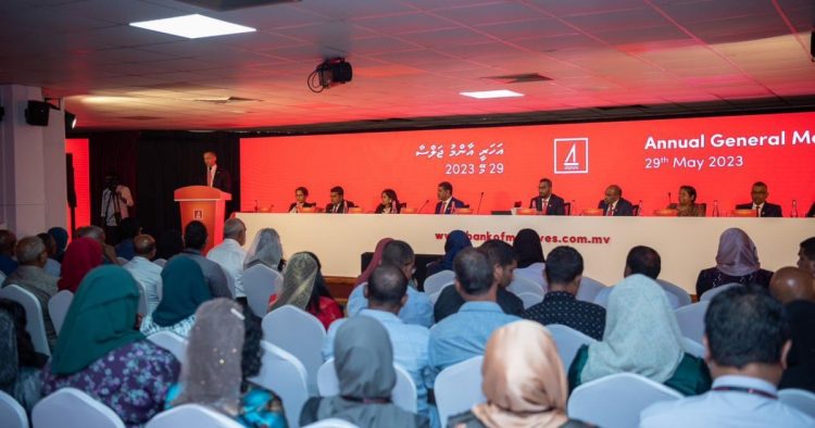 ބެންކު އޮފް މޯލްޑިވްސް އިން 215 މިލިއަން ރުފިޔާ ހިއްސާދާރުންނަށް