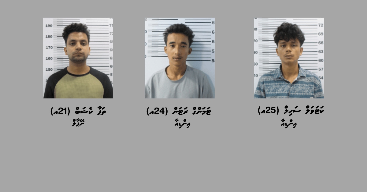 ބަނގުރާ ބޭނުންކުރާ ކަމުގެ ތުހުމަތުގައި ހއ. ދިއްދޫއިން 3 މީހުން ހައްޔަރުކޮށްފި